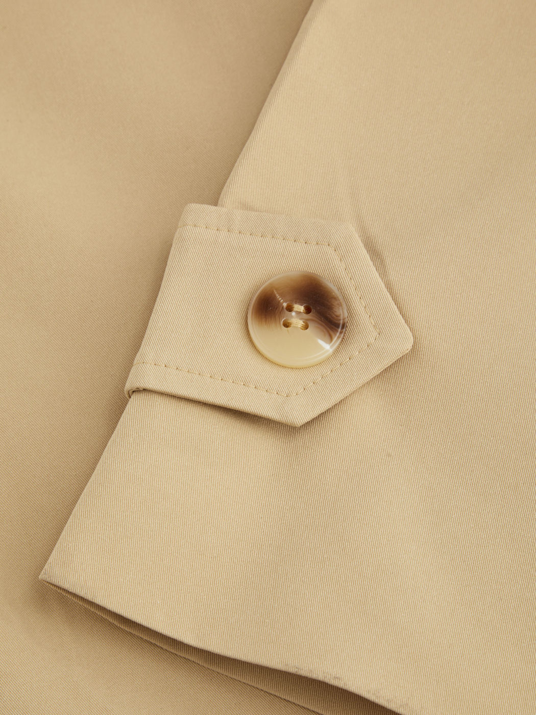Collar Solid Pocket Button Oversized Trench Coat With Belt