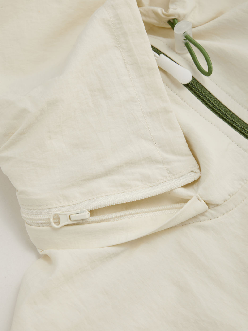 UV-Schutz Reißverschluss Kordelzug Jacke
