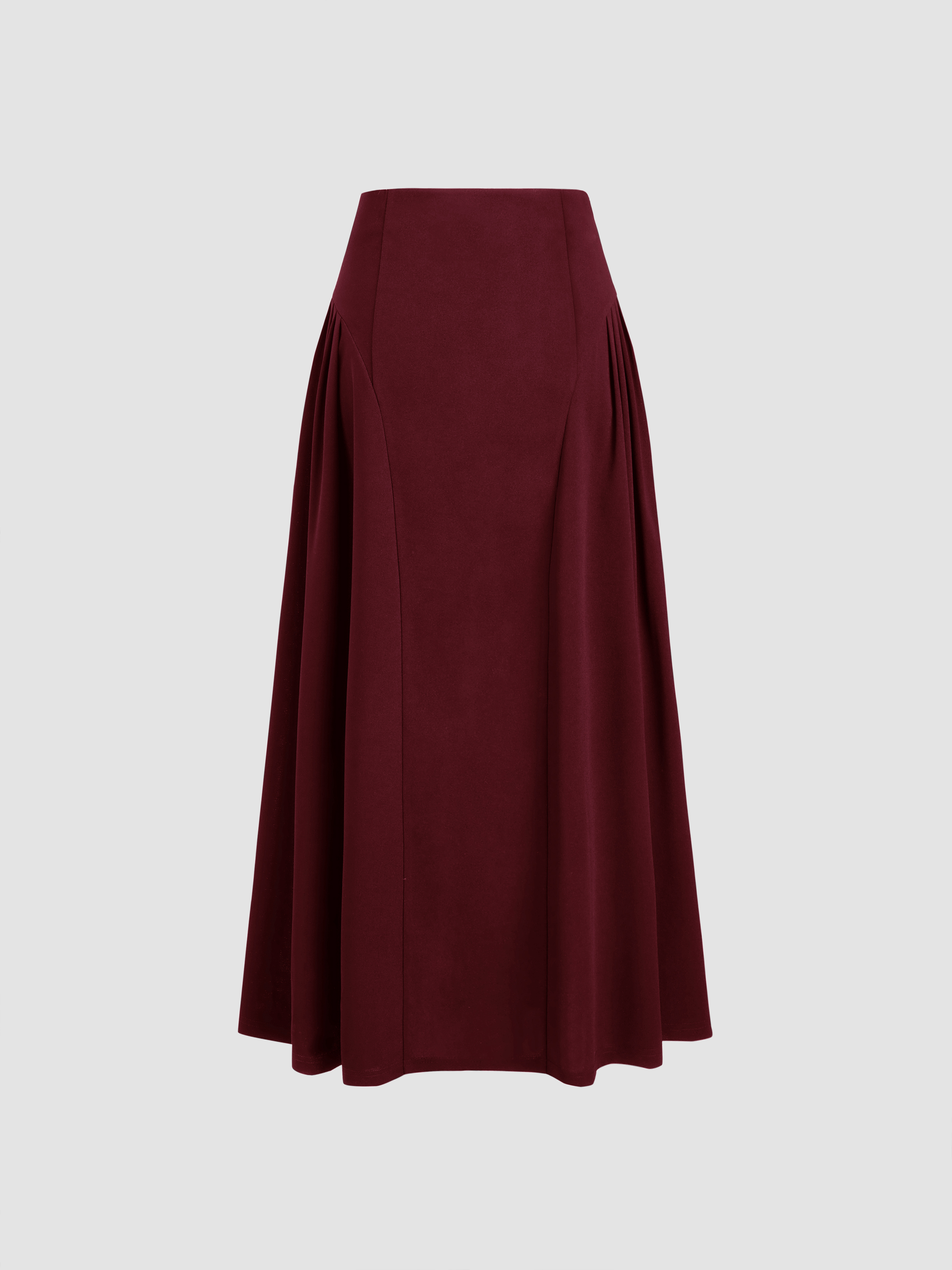 YUTHENTIC ♥ Ruffle Point String Midi Skirt/追跡付 Ribbed midi skirt - Women | MANGO OUTLET USA