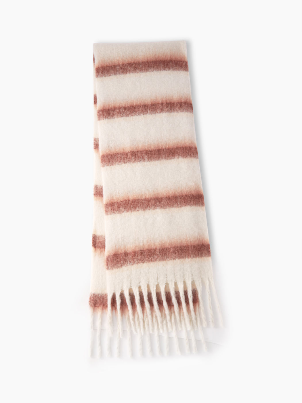 STRIPED TASSEL SCARF