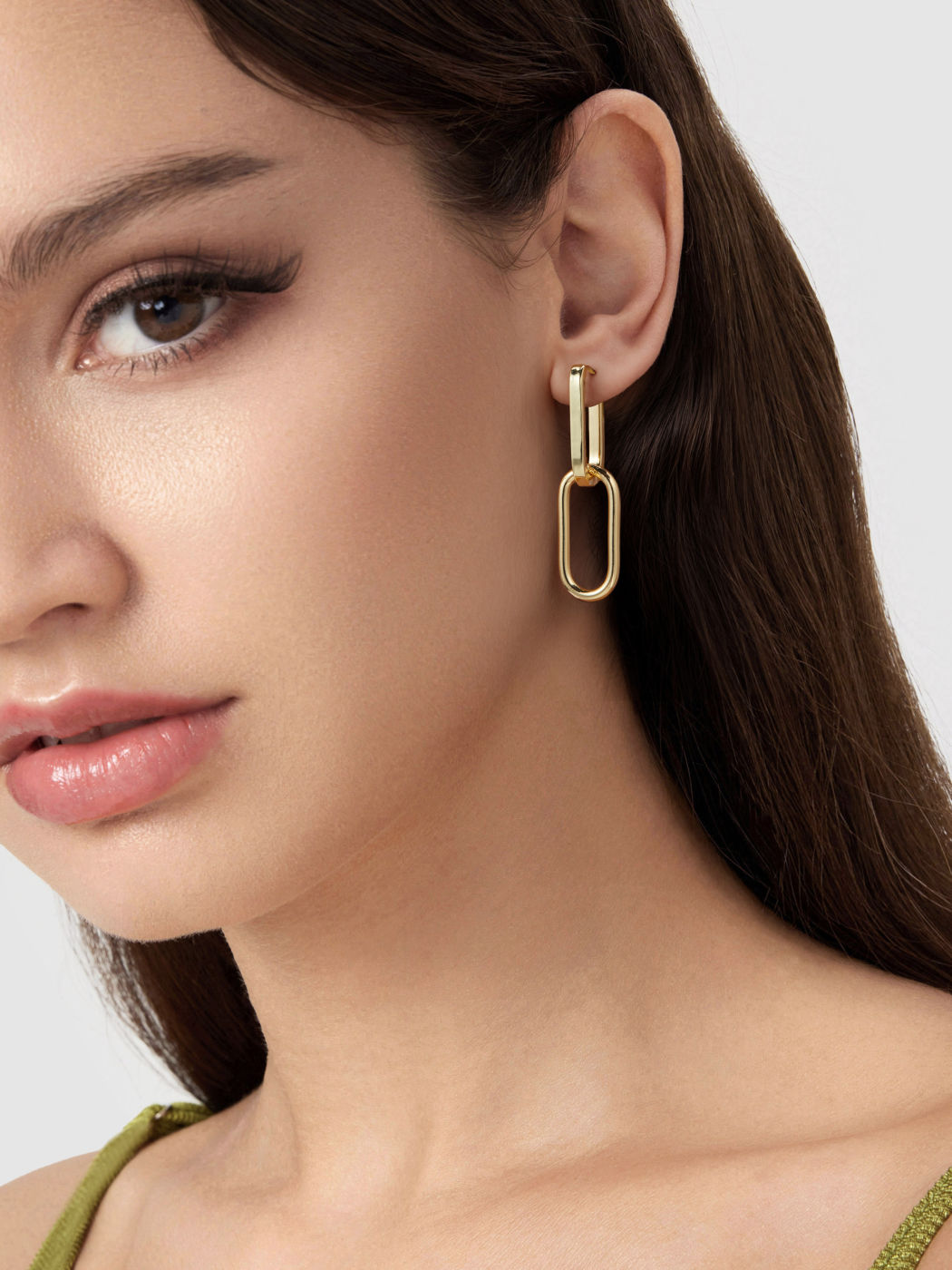 CHAIN LINK DROP EARRINGS
