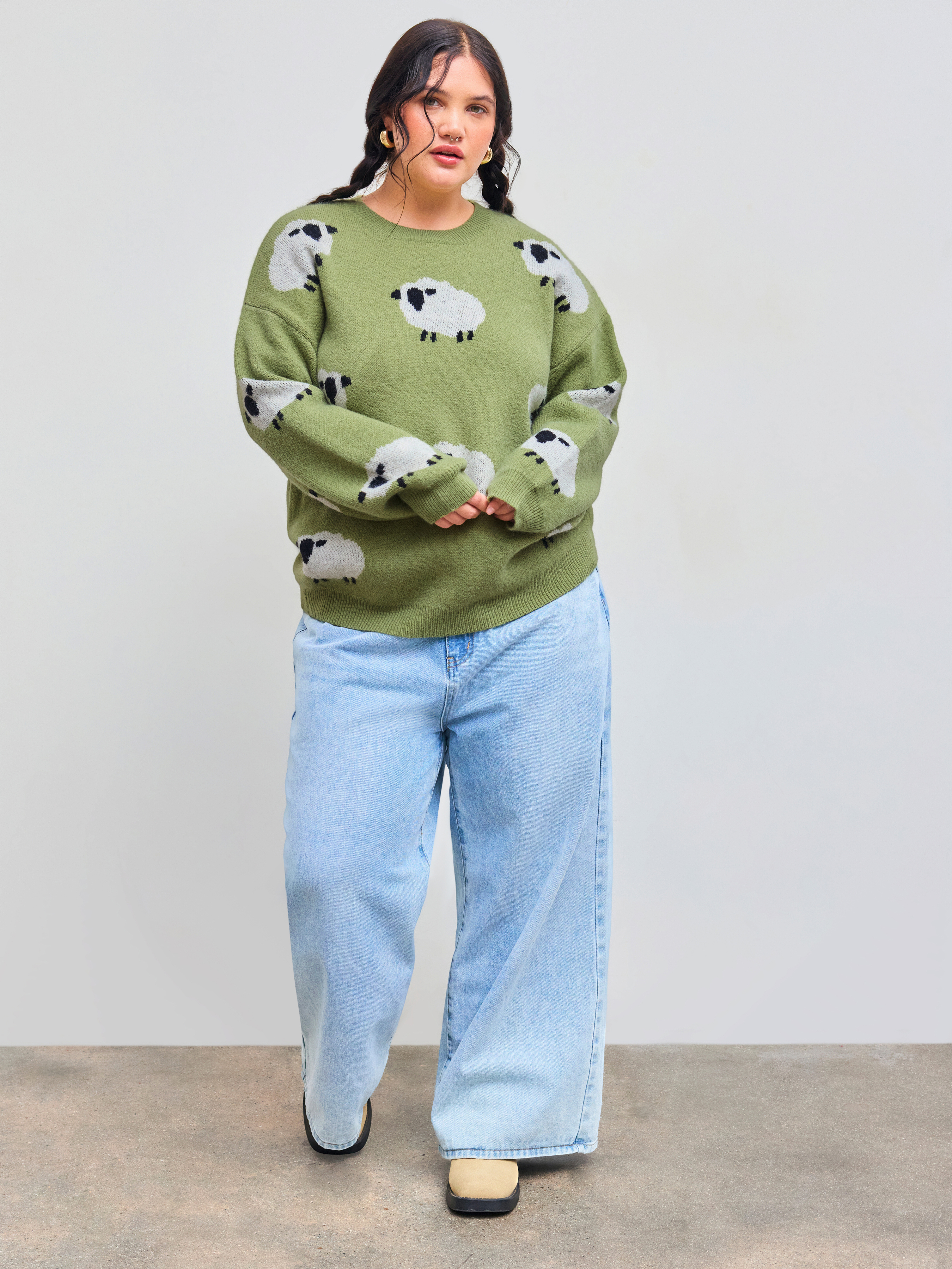 SNOBBY SHEEP 売れ筋商品|||スノッビーシープ ニット&セーター アウター レディース Sweaters Azure SNOBBY SHEEP スノッビーシープ ニット&セーター アウター