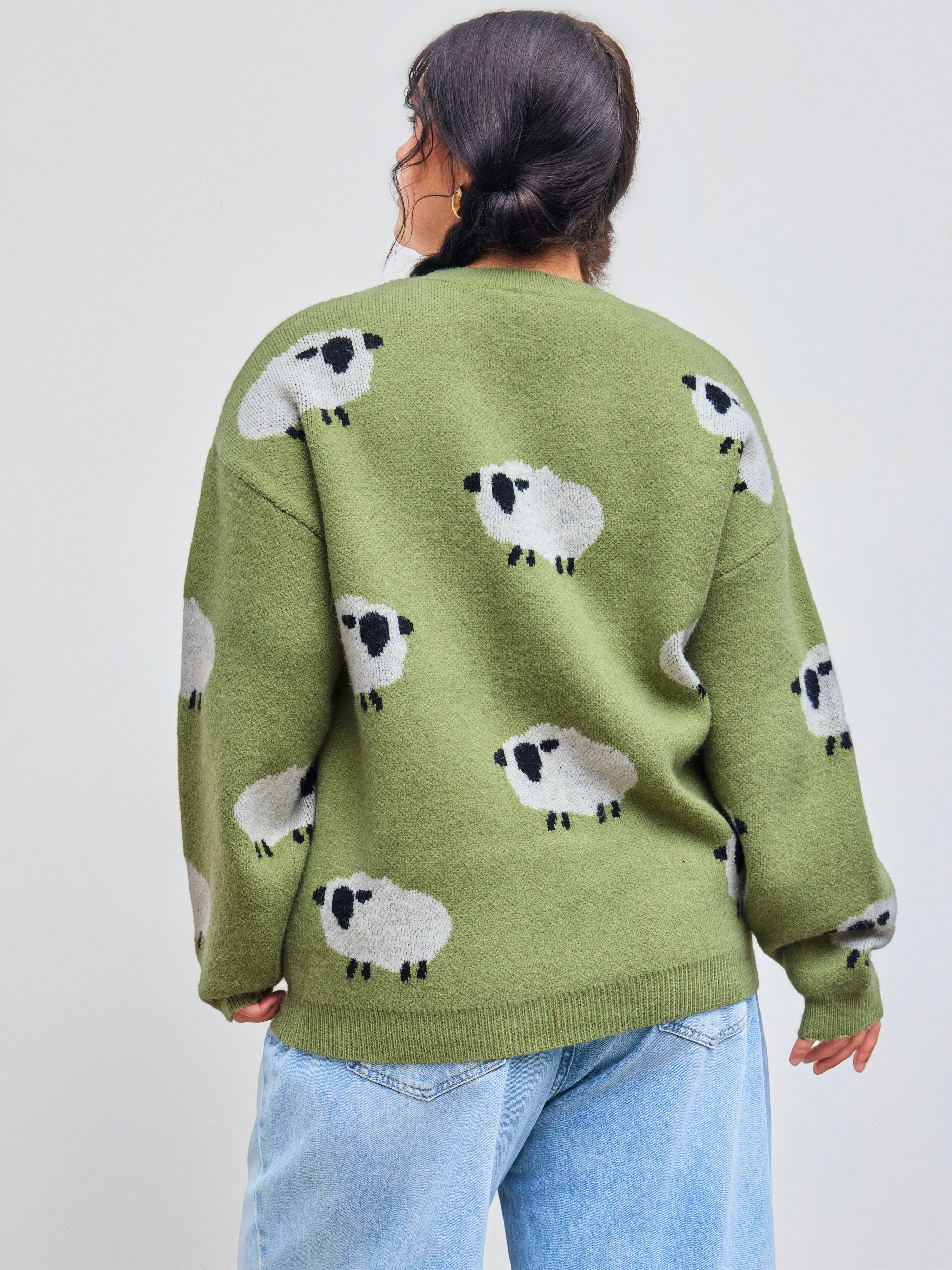 Knitted Jumper Asos Curve Jumpers YOURS Plus Size Blue Stripe