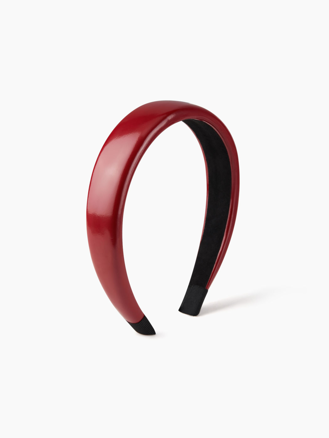 SOLID FAUX PATENT LEATHER HEADBAND