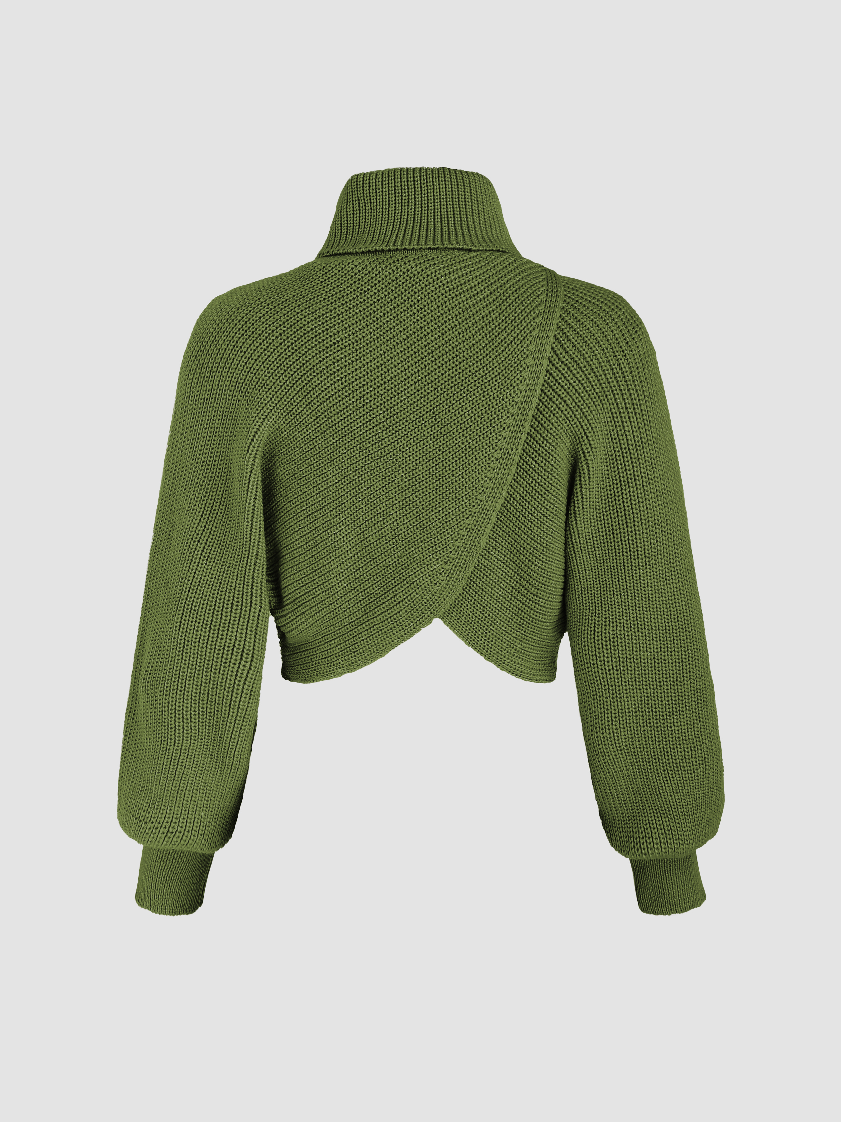 CINOH（チノ）の「WOOL OVERSIZE HI NECK KNIT（ニット/セーター