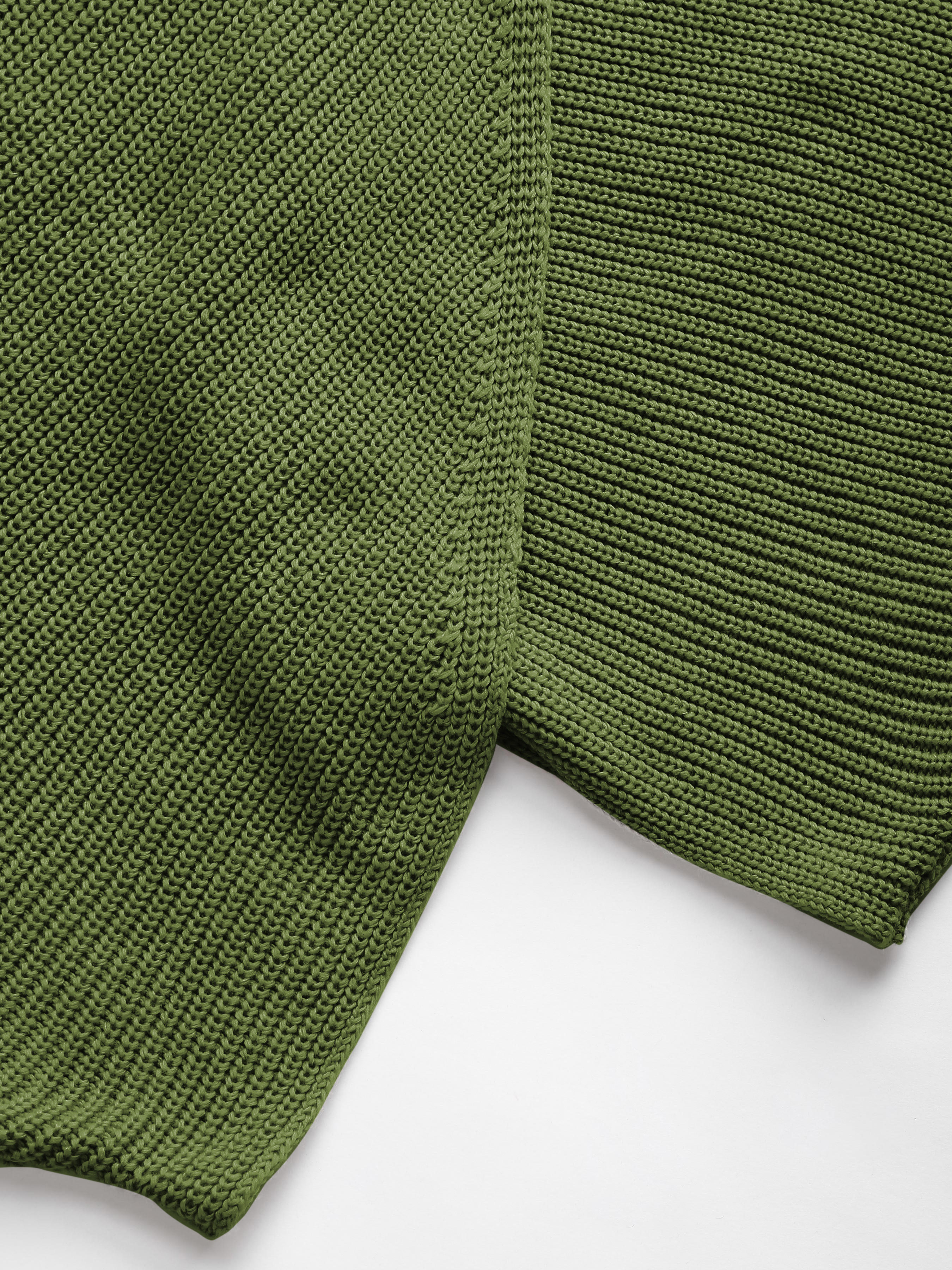 Fall Sweater Knit Fabric High Neck Solid Knitted Long Sleeve Crop Sweater