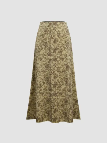 Velvet Mittelhohe Florale Maxi-Röcke