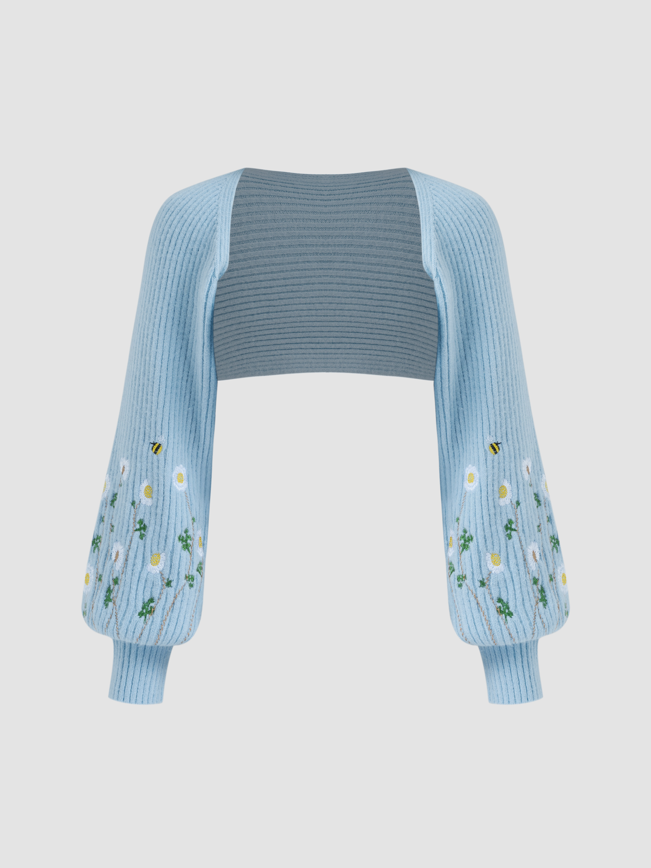 トップス BECOME TREE EMBROIDERYPATCHCROPPEDSHIRTS Solstitchery Embroidered Scallop Shirt | Nuuly