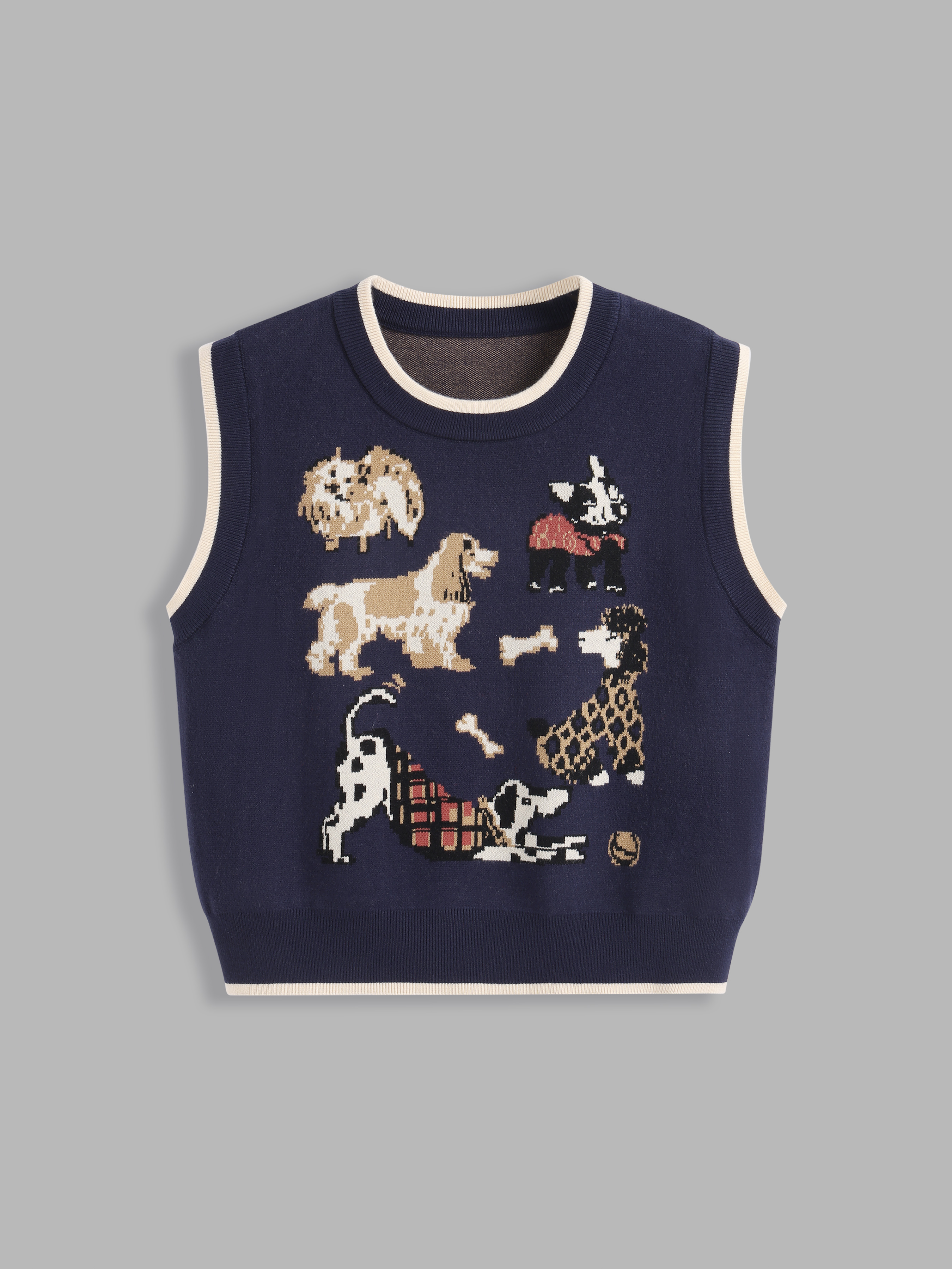 Rest&Recreation☆JACQUARD KNIT TOP（3color） 4 Ways Jacquard Big Knit – Congruent Space *₊˚⁎*₊