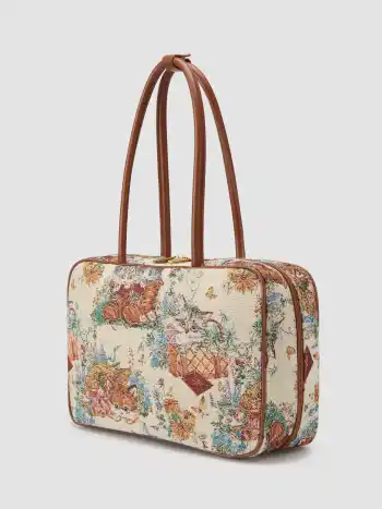 Jacquard Tote Bag