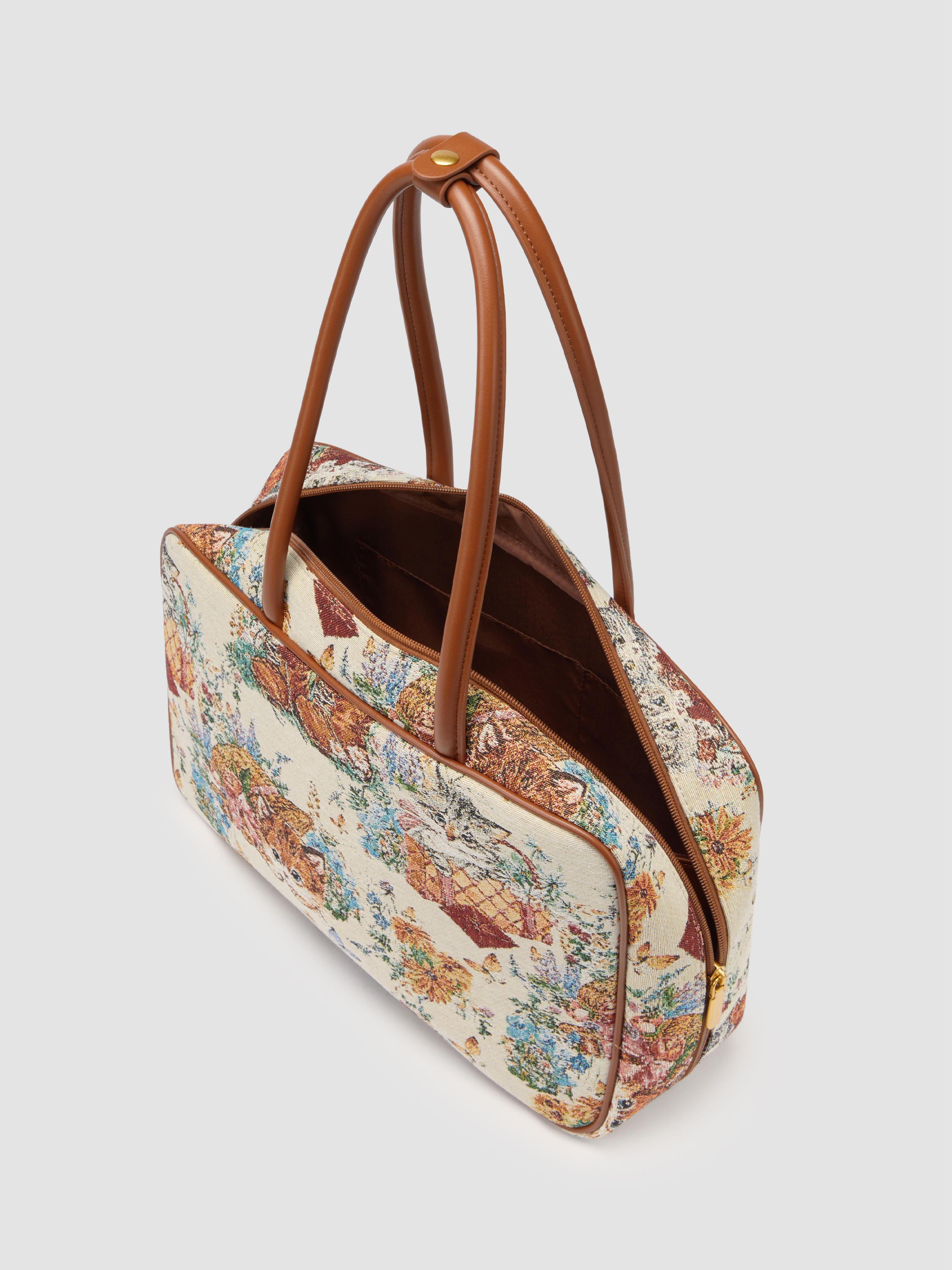 JACQUARD TOTE BAG