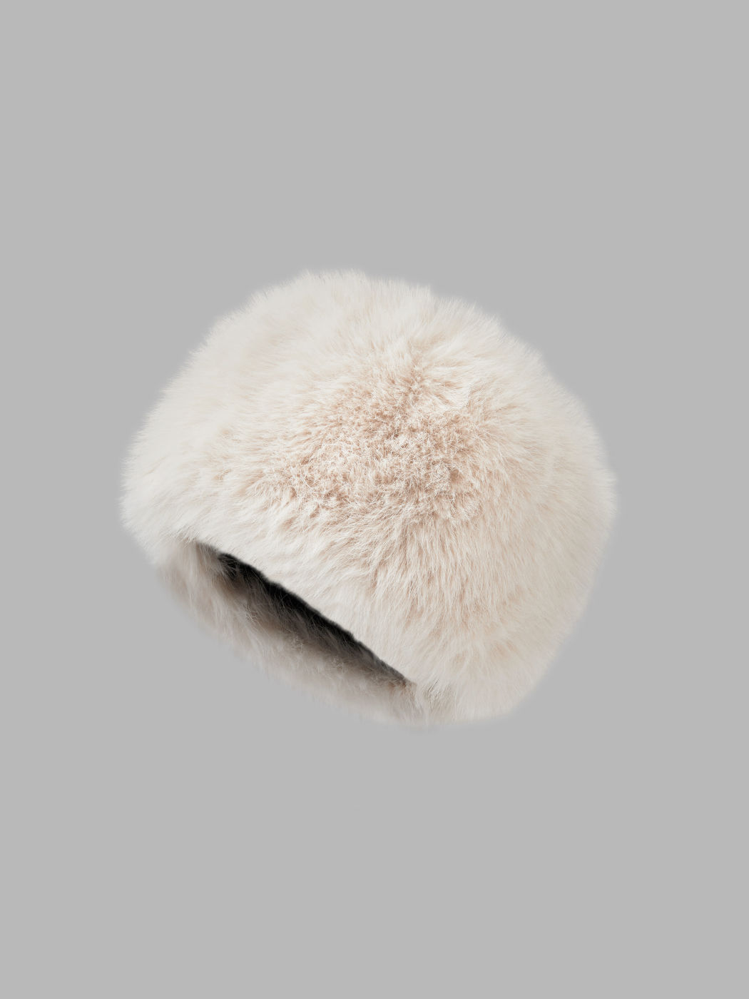 SOLID FLUFFY BUCKET HAT