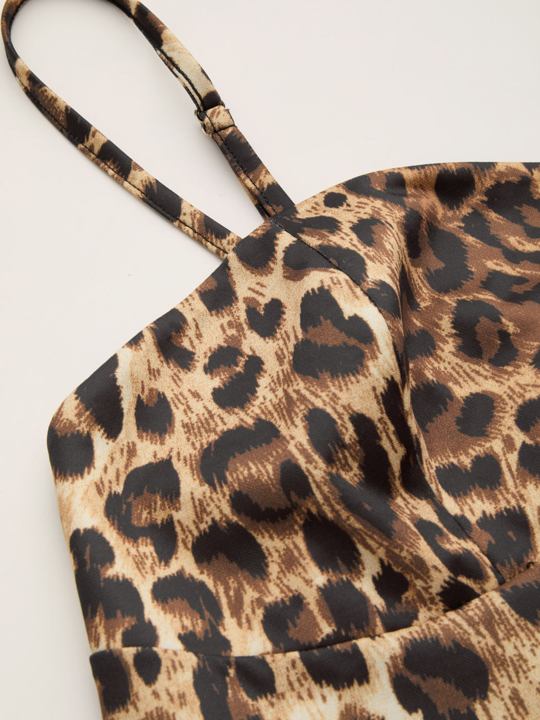 Jersey Sweetheart Leopard Mini Dress Curve & Plus