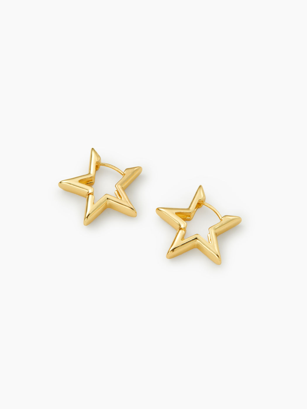 STAR HOOP EARRINGS