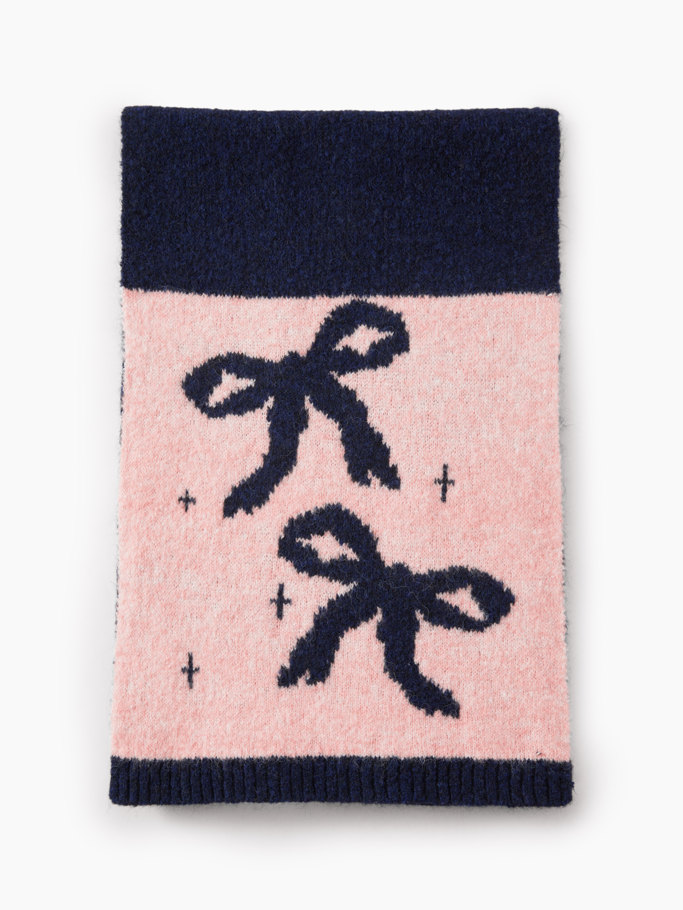 Schleifen Zweifarbiger Schal