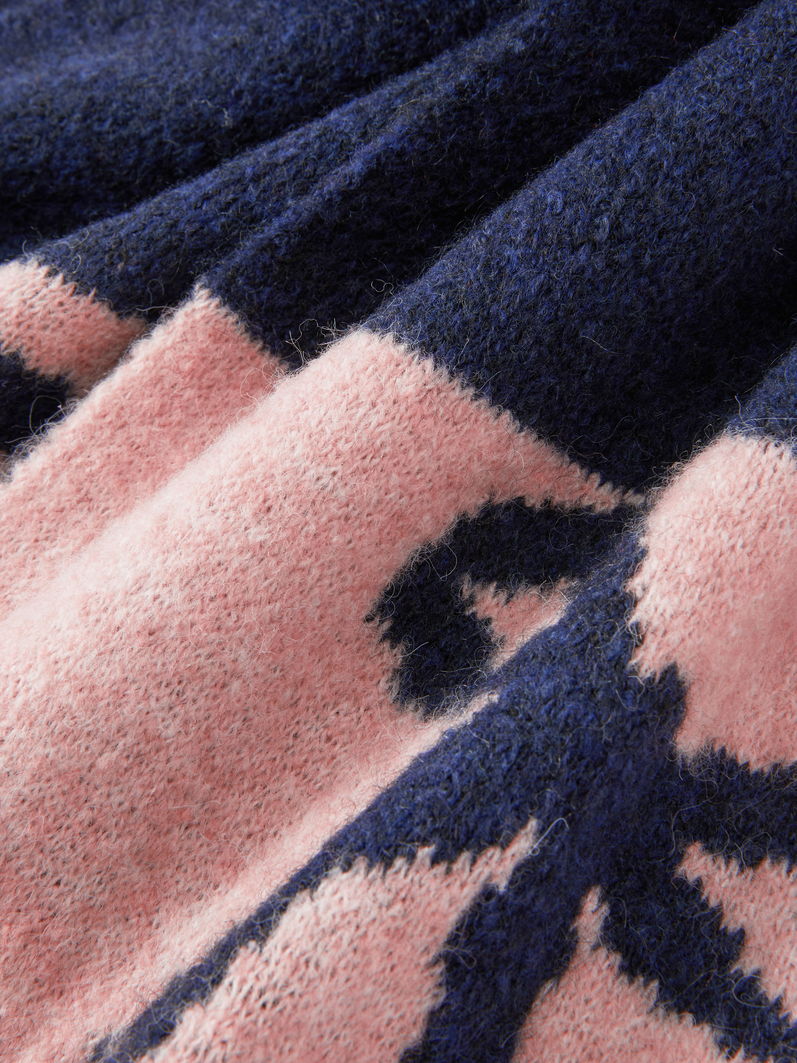 Schleifen Zweifarbiger Schal