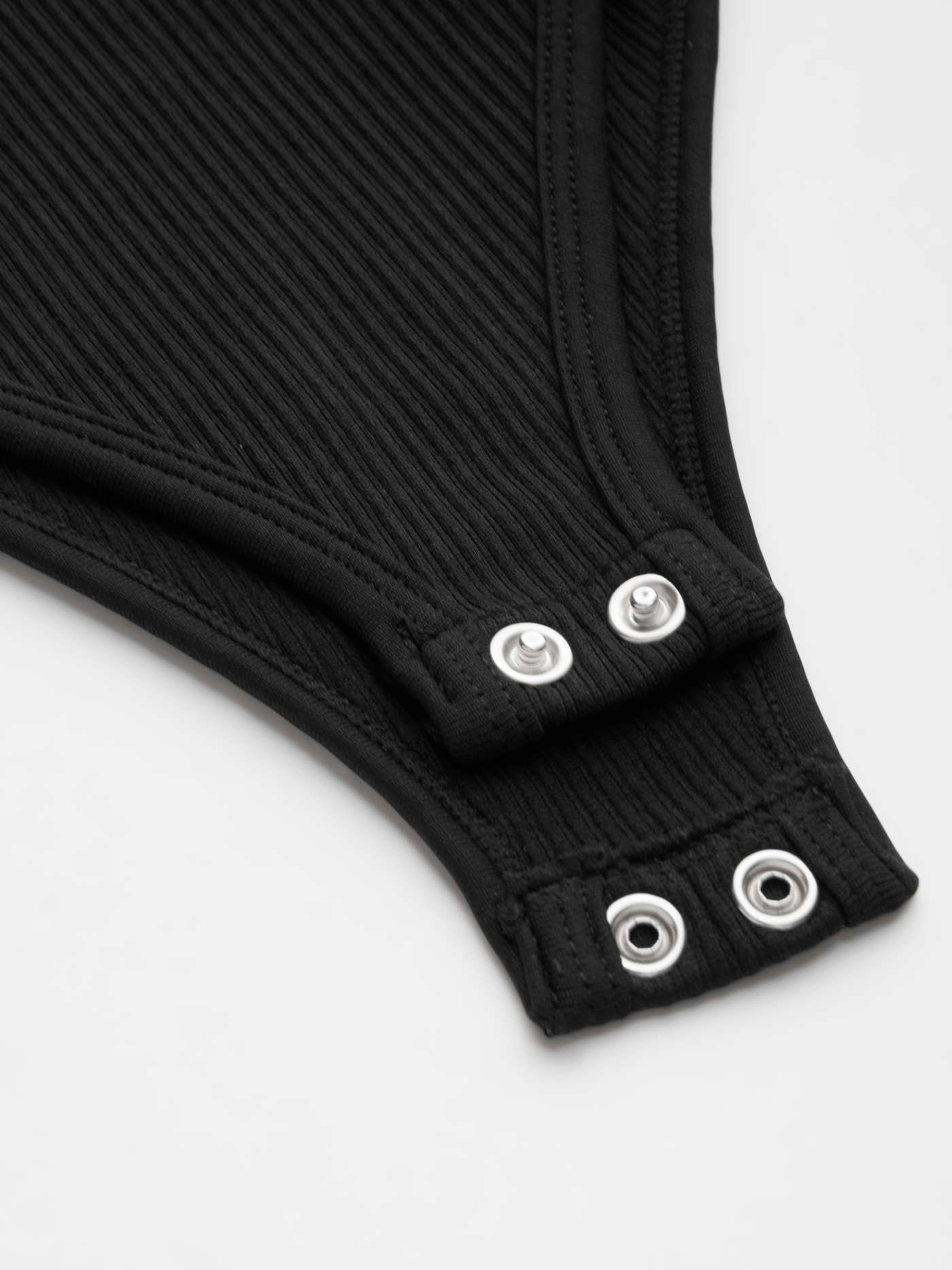 Seamless Round Neckline Solid Lace Up Bodysuit