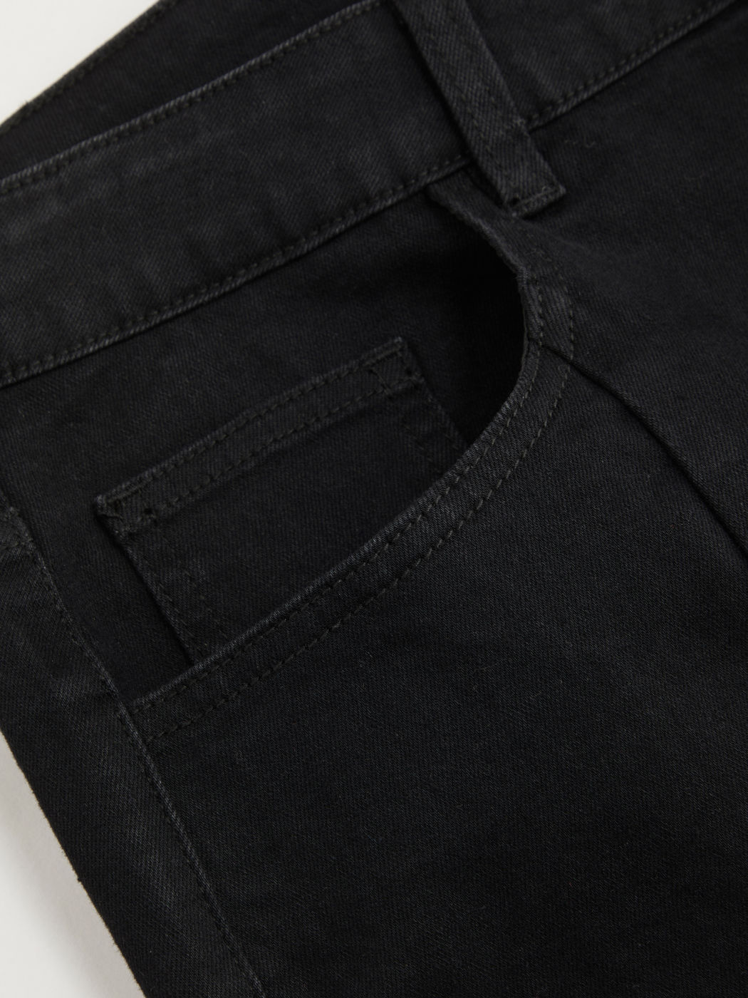 High Stretch Denim Mid Rise Solid Button Leggings Curve & Plus