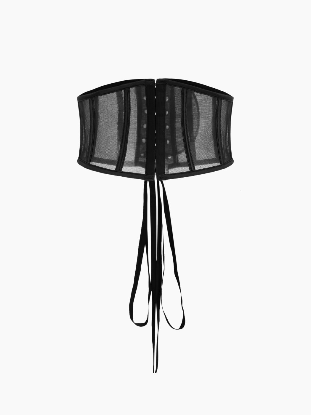 CINTURA CORSETTO IN RETE CON LACCI