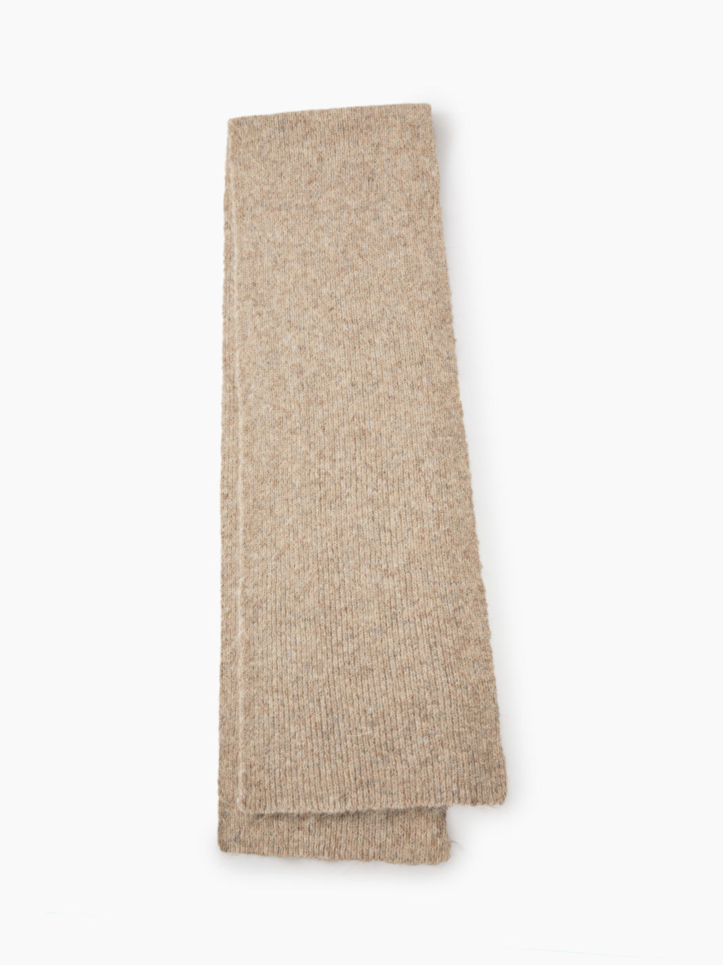 SOLID WOOL-BLEND SCARF