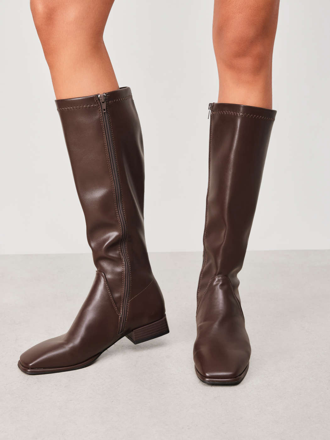 Weitschaftstiefel Damen Stiefel Braun Weitschaft WaldlÃ¤ufer Hoja