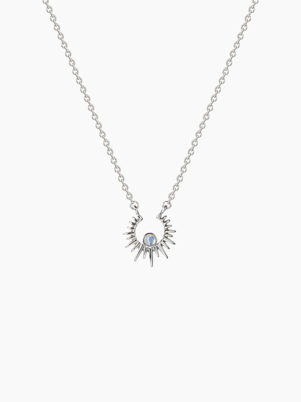SUN & RHINESTONE DECOR  PENDANT NECKLACE