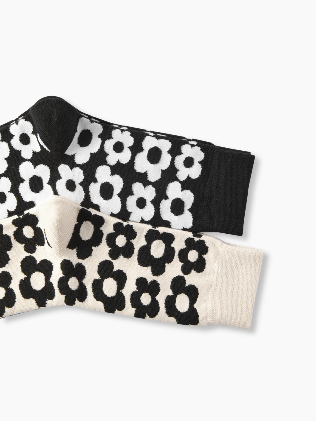 2 PAIRS FLOWER CREW SOCKS