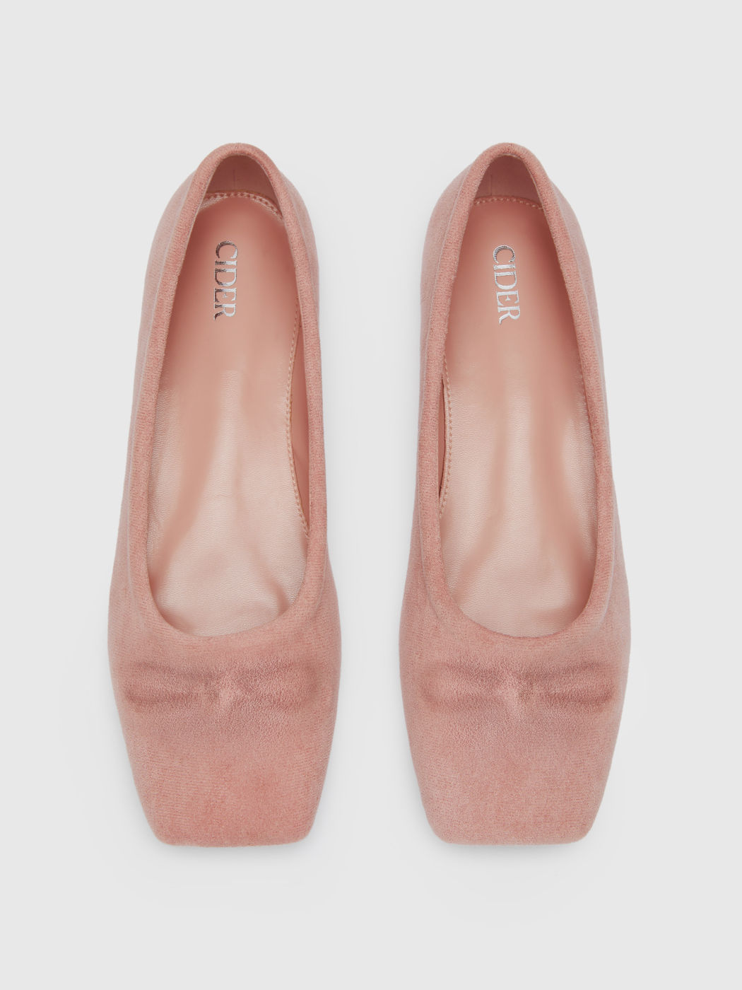 EMBOSSED BOWKNOT SUEDE MARY JANE FLATS