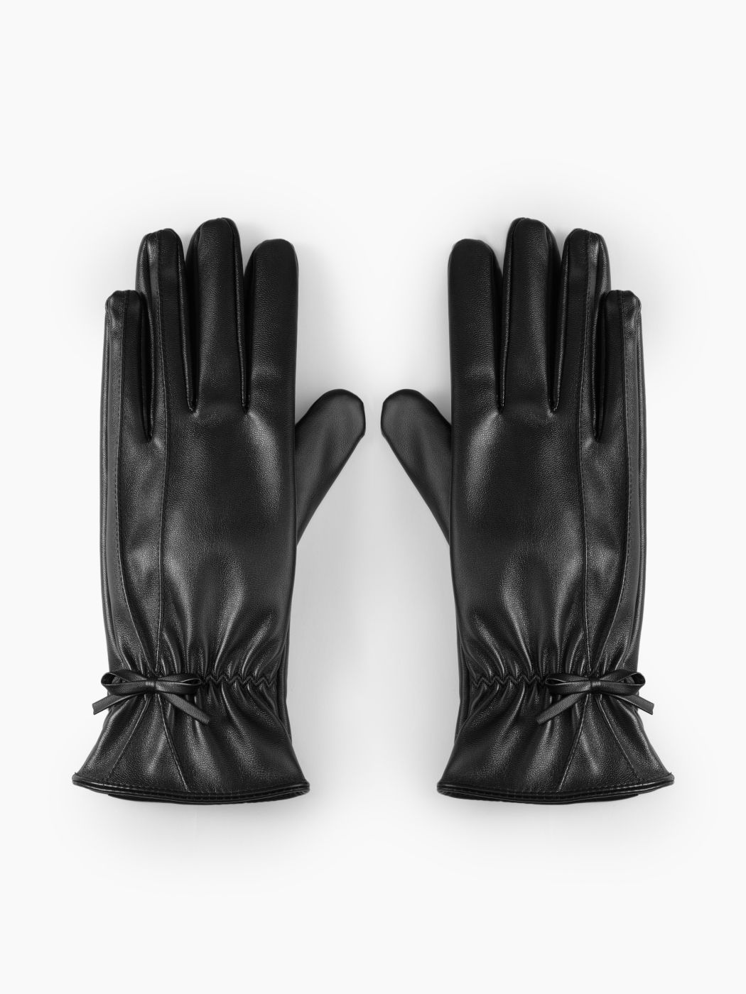 Schleifen Kunstlederhandschuhe