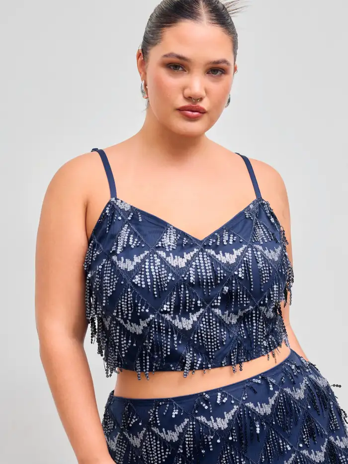 Denim Denim Tie Front Bow Puff Sleeve Oversized Blouse For Daily Casual