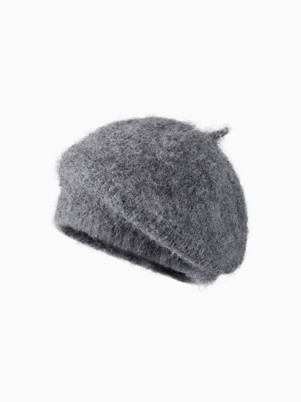 SOLID FUZZY BERET