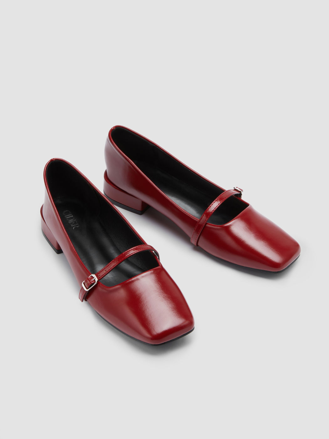 Mary-Jane-Schuhe mit quadratischem Absatz und niedrigem Absatz
