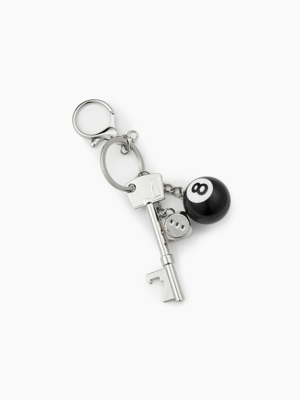 8 BALL & KEY & DICE SCHLÜSSELANHÄNGER