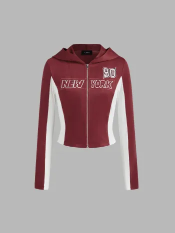 New York 90 Zipper Hoodie