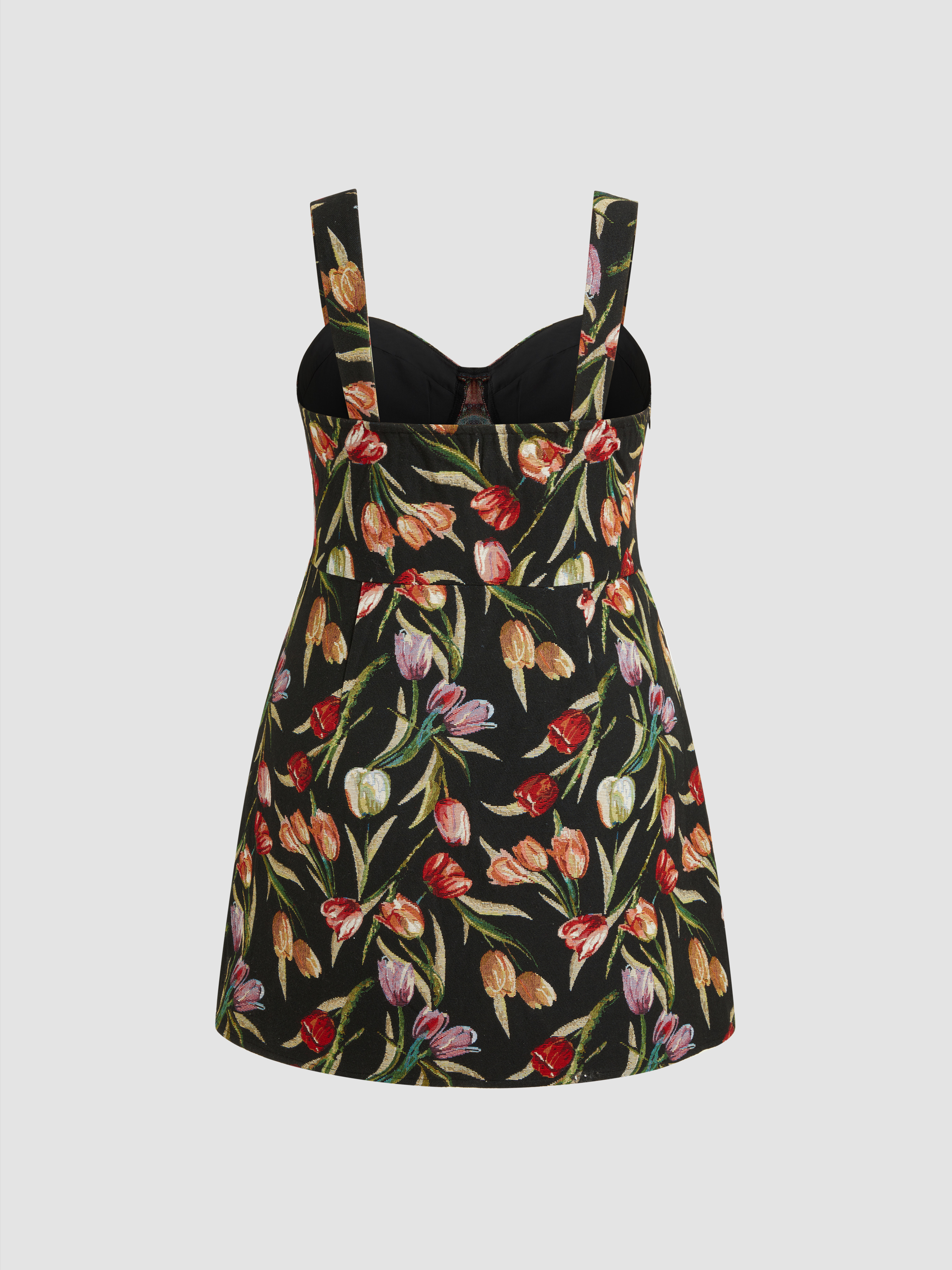 skater mini dresses Malia Black Sweetheart-Neck Skater Mini Dress – Club L London