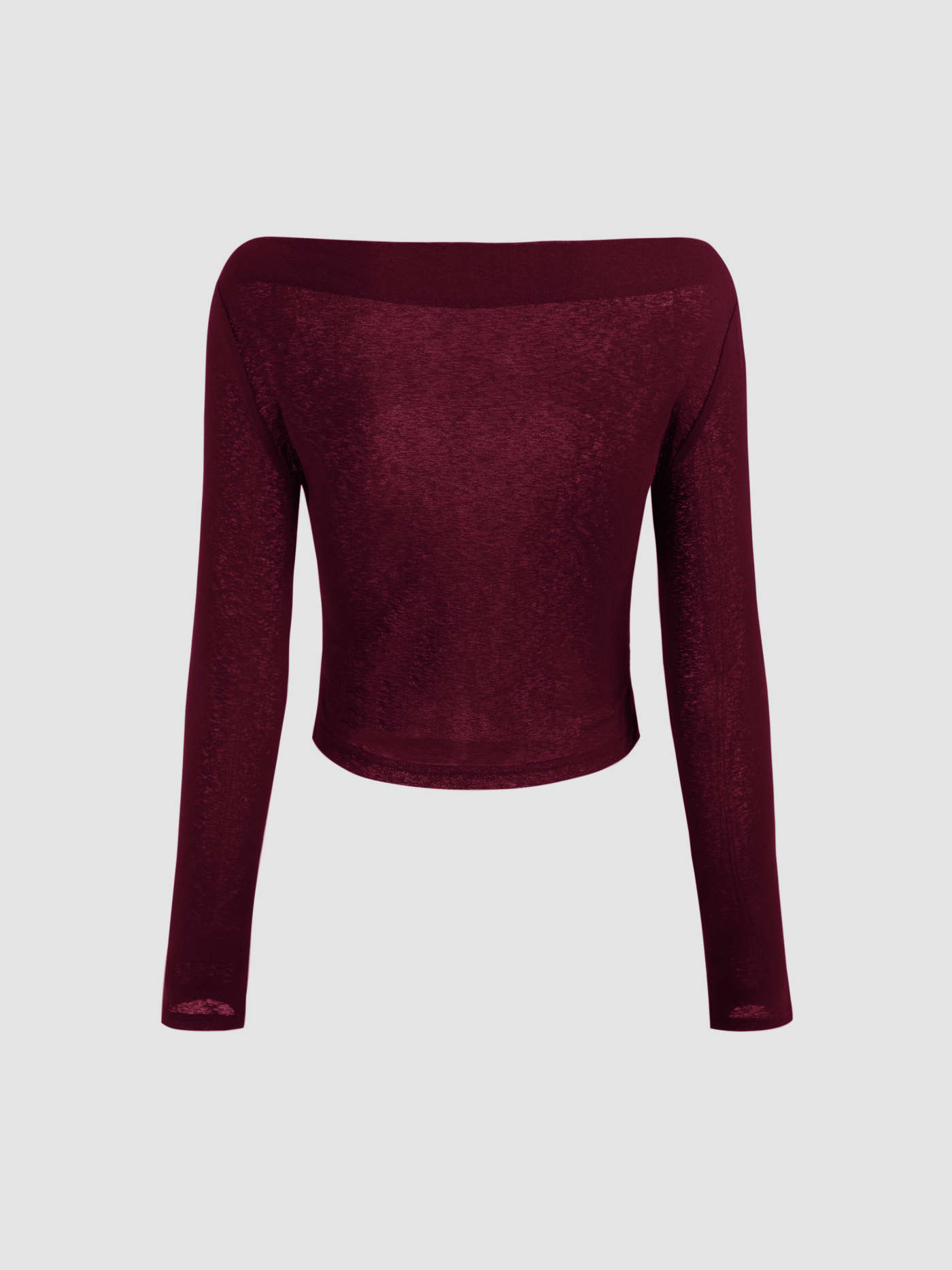 City Chic Knit Fabric Boat Neck Long Sleeve Two-piece Top For Daily Casual Work