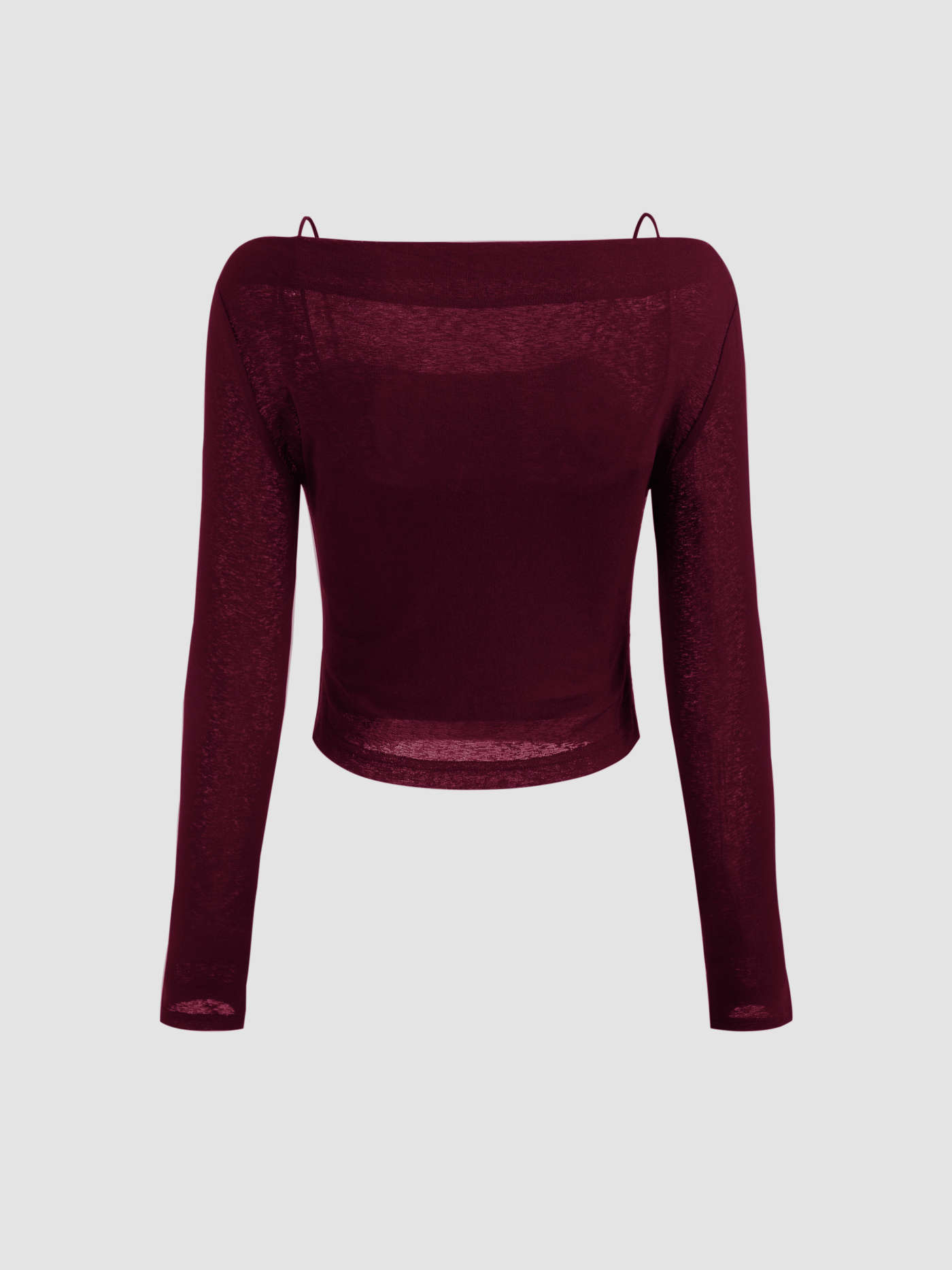 City Chic Knit Fabric Boat Neck Long Sleeve Two-piece Top For Daily Casual Work