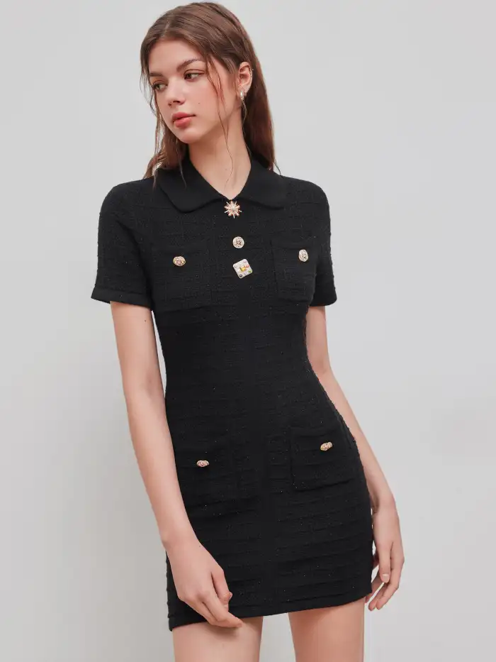 knee length dresses for ladies Cyclops Gem Mini / Strapless Rhinestone Bandage Mini Dress  WEASEL WEAR