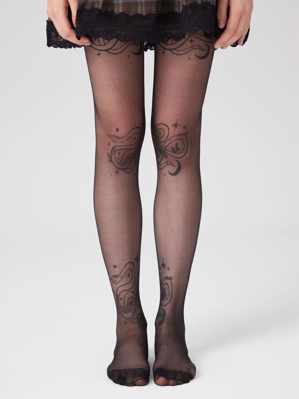 SNAKE PRINT TIGHTS