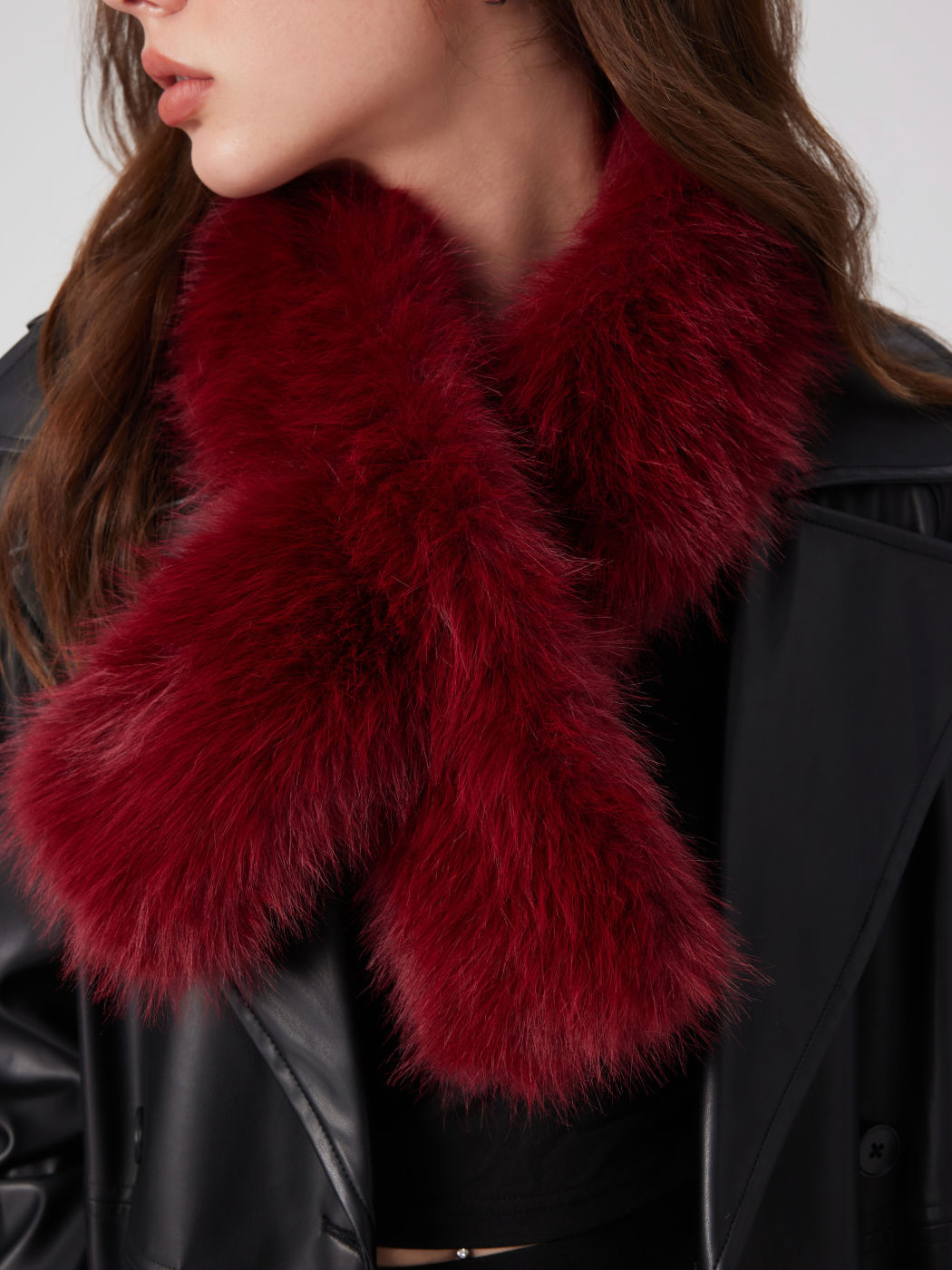 FUZZY SCARF
