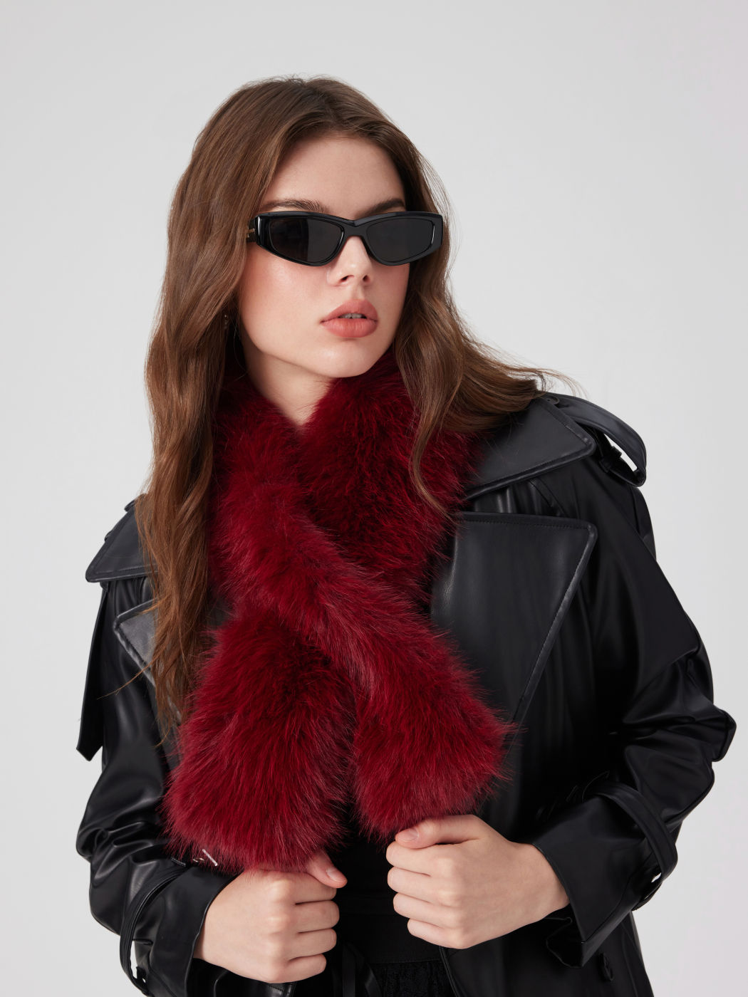 FUZZY SCARF