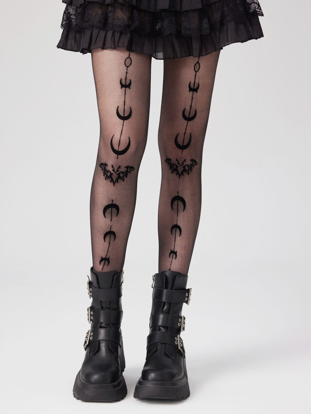 Mond & Fledermaus Nylon Strumpfhosen