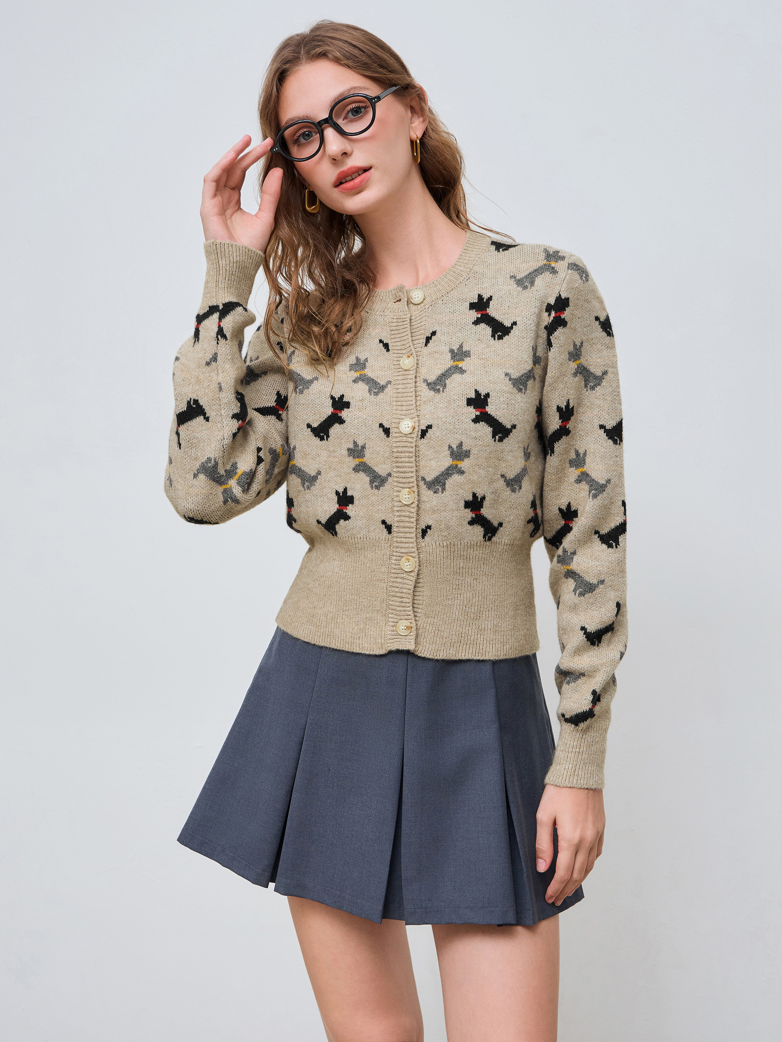 【HI FI FNK】Castle Round Cardigan Ari Cardigan – SER.O.YA
