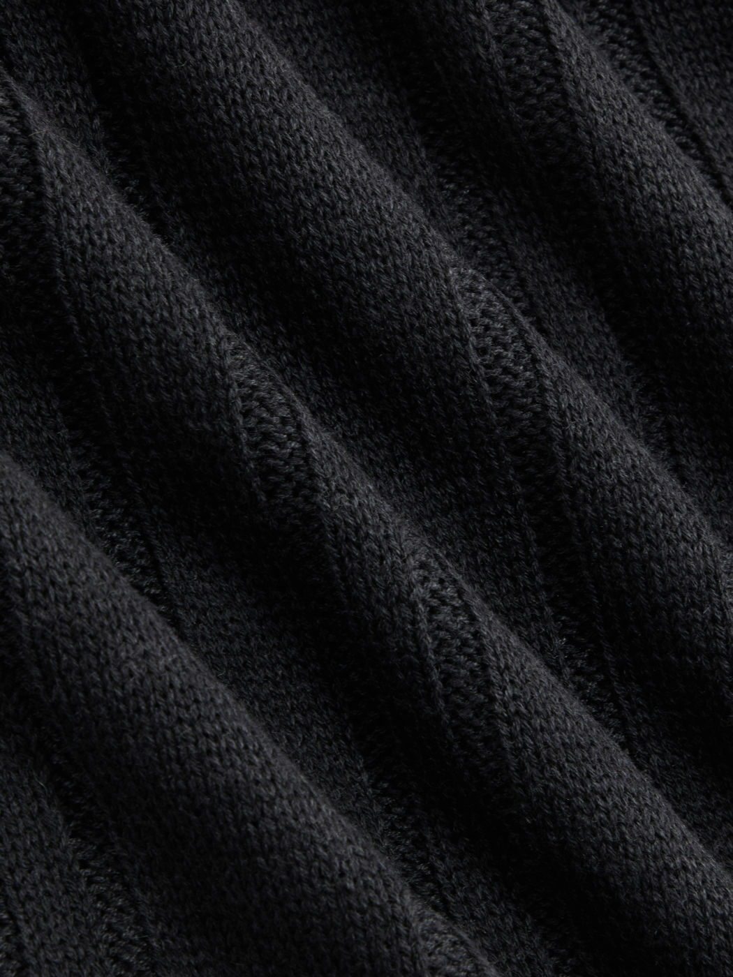 Knit Wool-blend High Neck Hollow Out Sweater