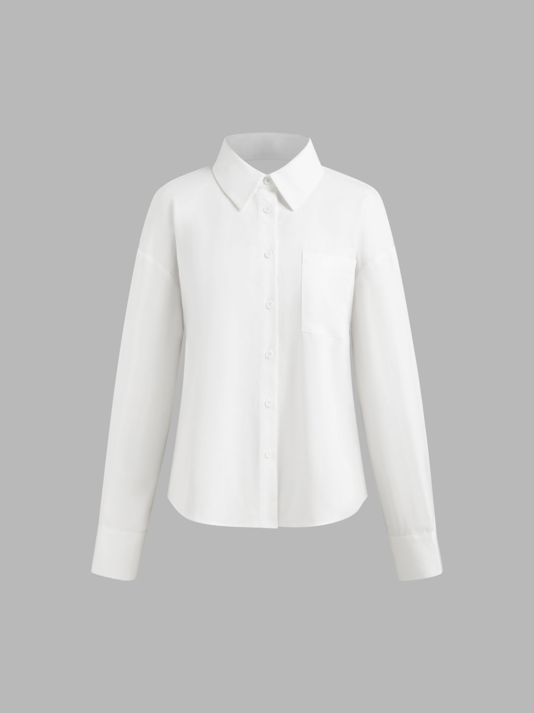 100% Cotton Polo Cut Out Bowknot Long Sleeve Shirt