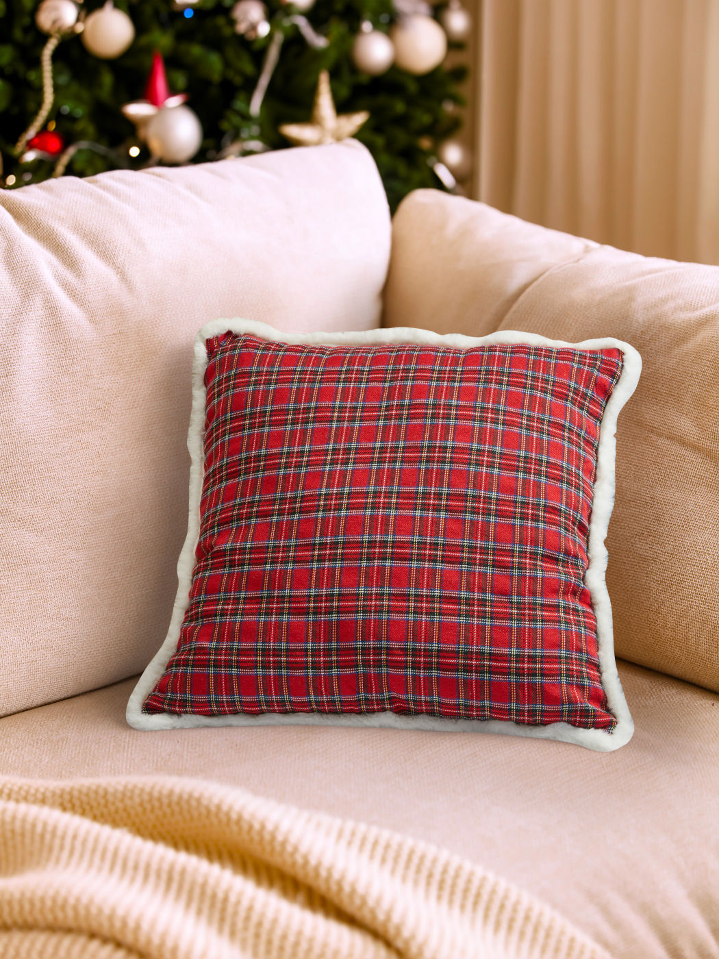 PLAID PILLOW CASE
