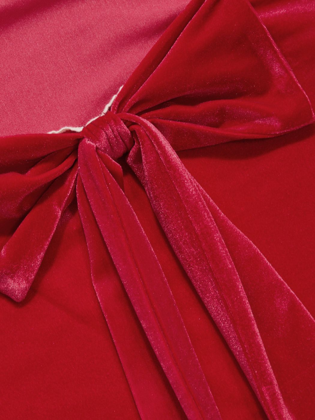 Velvet Boat Neck Bowknot Ruched Mini Dress