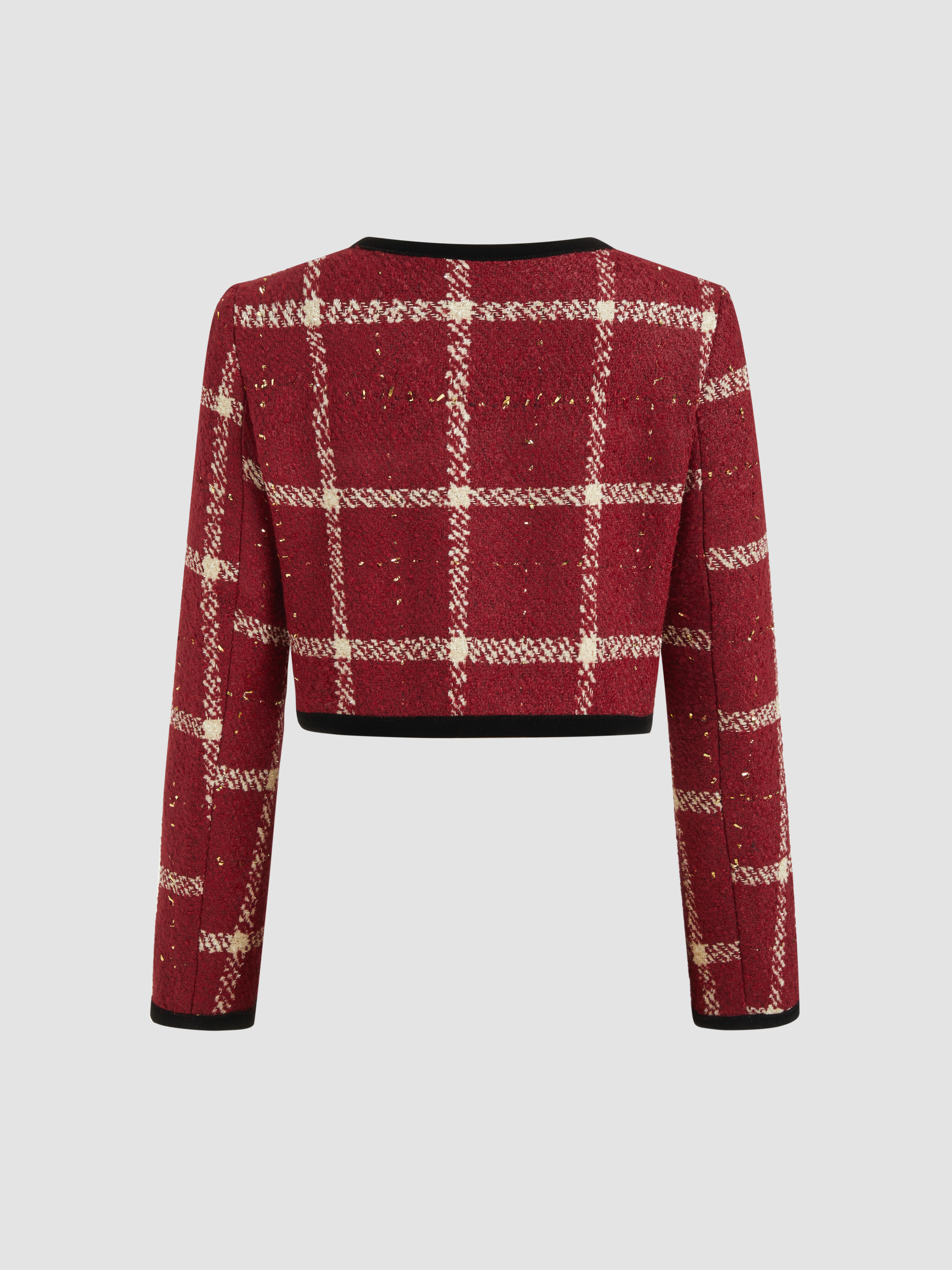 ジャケット・アウター boncouraTailored Jacket Hand Woven Tweed Tailored Jacket Hand Woven Tweed Ice Gray – BONCOURA