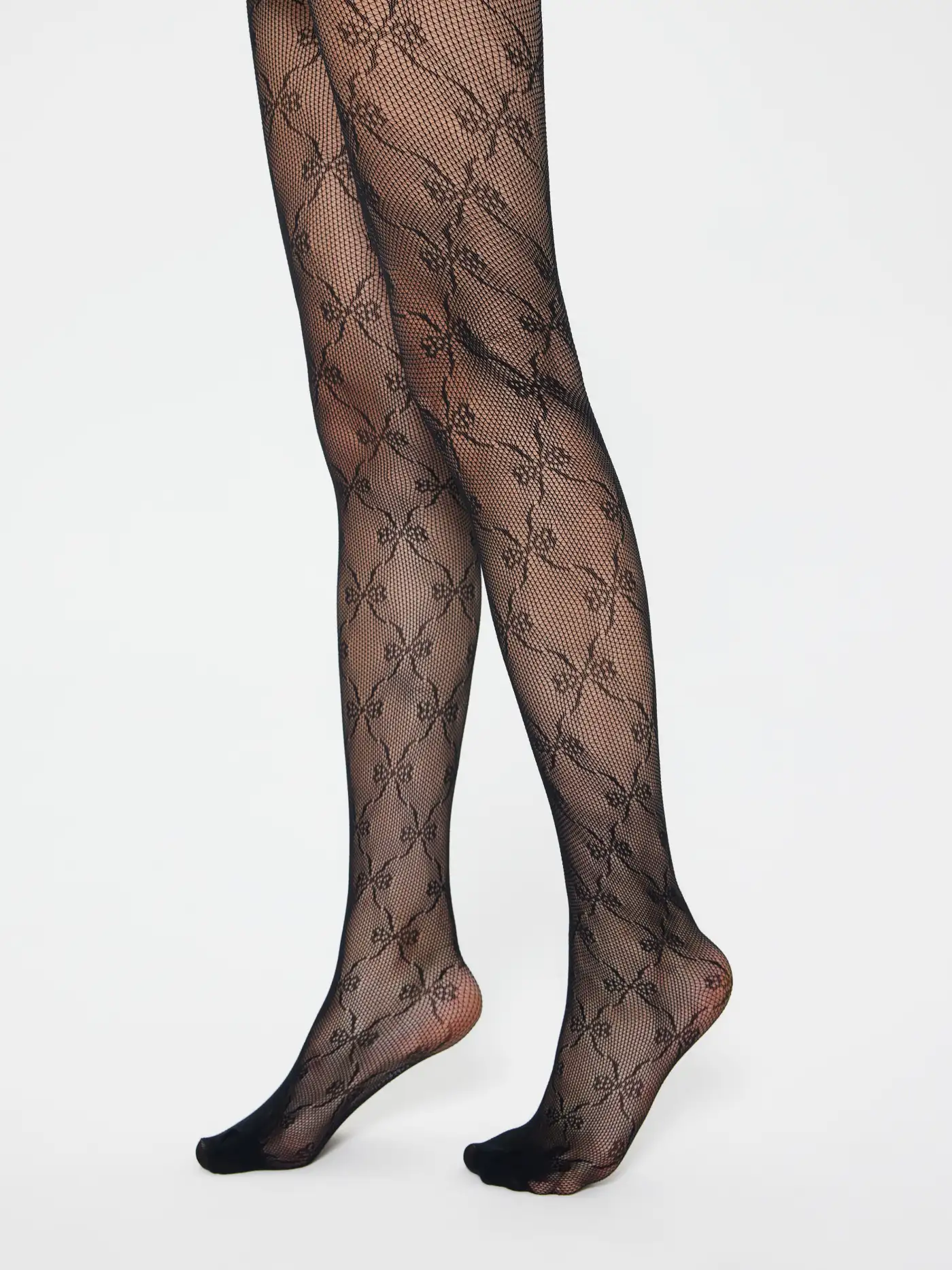 BOWKNOT FISHNET TIGHTS