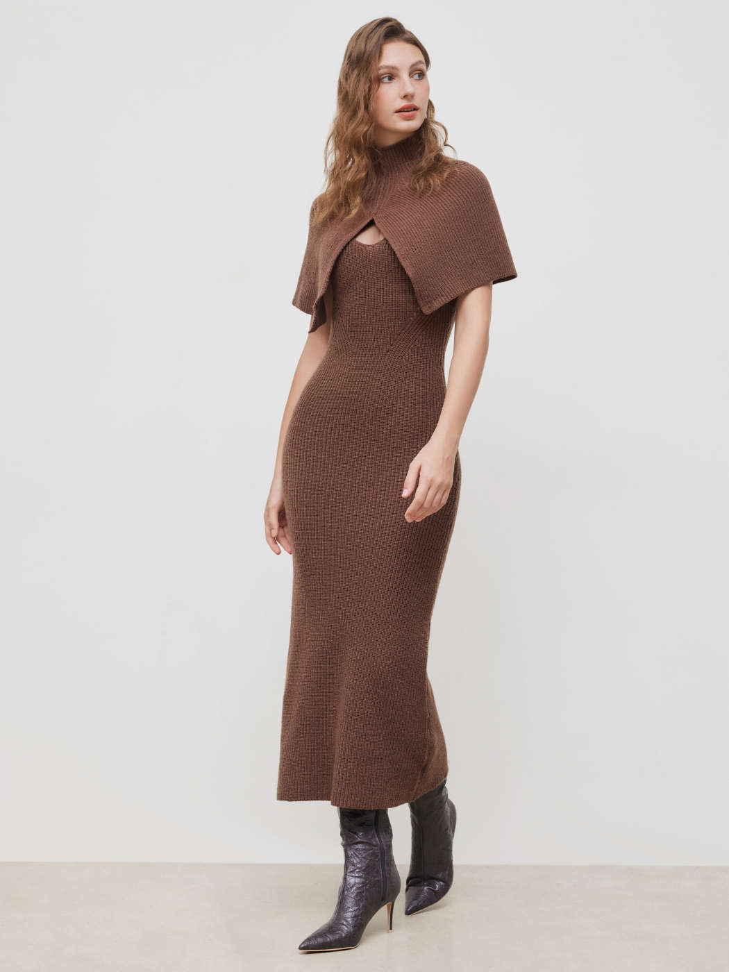 Kiabi Maxi Pull Lana Collo Alto Maxi Pull A Coste BEIGE Kiabi